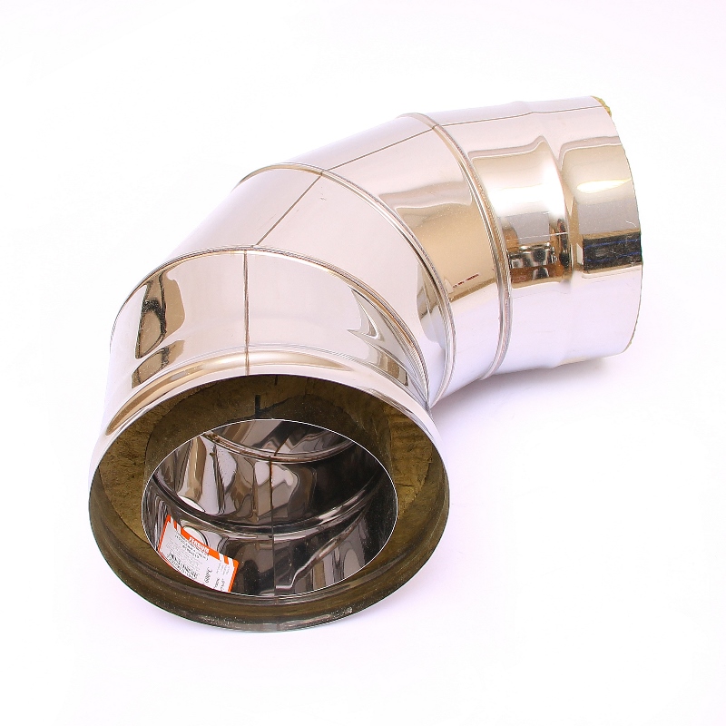 Сэндвич-колено 90" Ferrum Ф150х210 оцинкованная сталь (430/0,5мм) FD08150T4FC - Вид №3