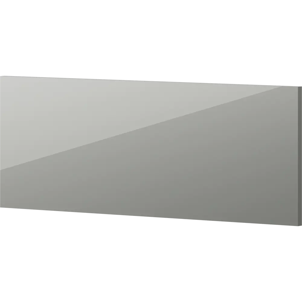Фасад для кухни DELINIA ID Аша грей 59.7×12.5 см глянцевый 85036538 STLM-0057832
