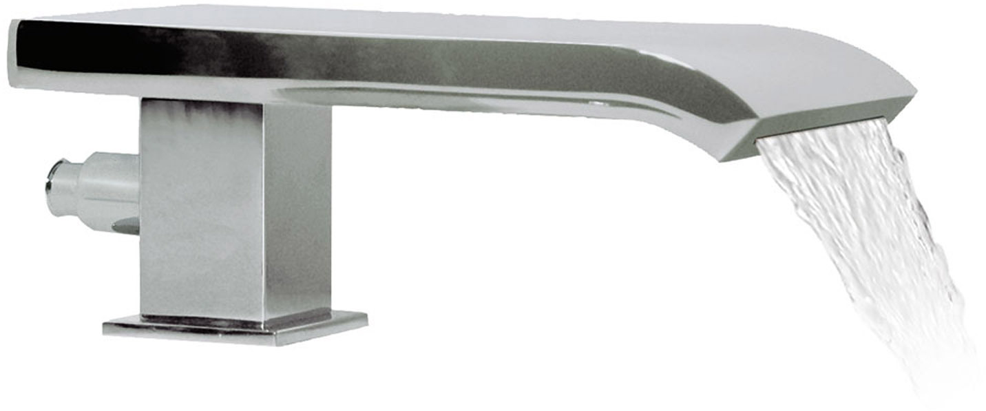 Фиксированный излив для кромки ванны с выпускным отверстием в виде водопада-18718250 TRES