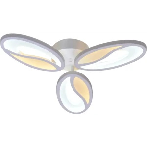 Люстра потолочная светодиодная Escada 10222/3 с пультом управления, 10 м², регулируемый белый свет, цвет белый