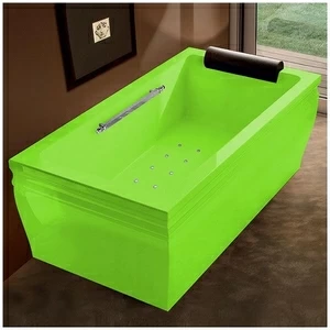 Ванна с аэроомассажем салатовая Gruppo Treesse Blanque 1810 DXSTAV161CS