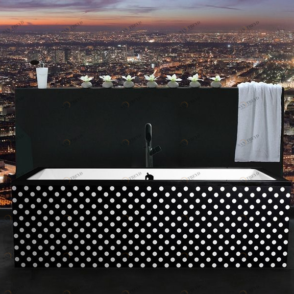 Ванна отдельностоящая Black Tears Pois Aquamass