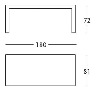 Стол в тамбуре Zanotta Quaderna ARCH-00025711 - Вид №3