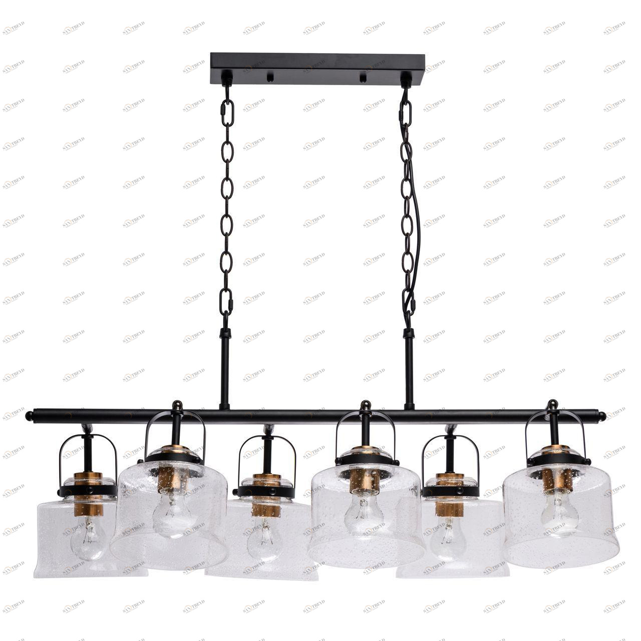 Подвесная люстра De Markt Вальтер 551012106 DE MARKT ДИЗАЙНЕРСКИЕ, ВАЛЬТЕР 285791 Черный 