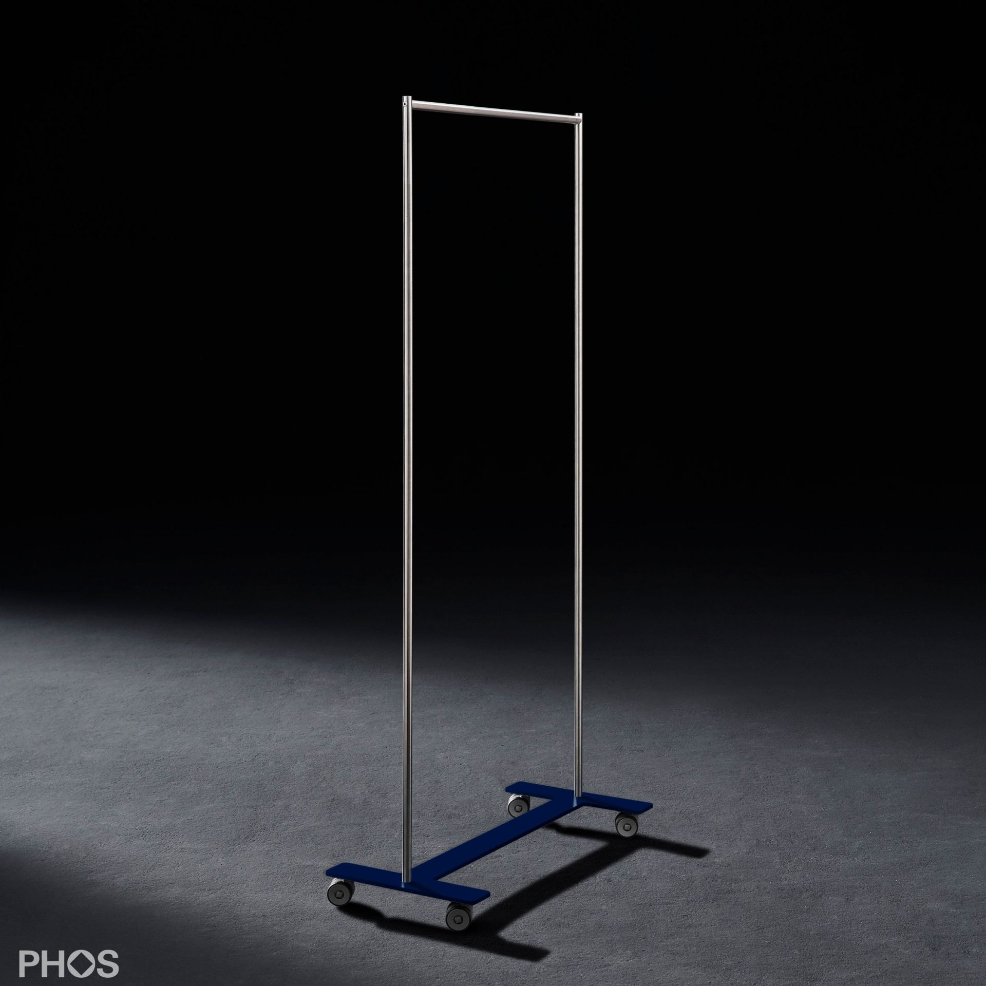 GWT1-BPB Платяной шкаф Twin Pur с платяной штангой, основание: синее. PHOS  - Вид №1