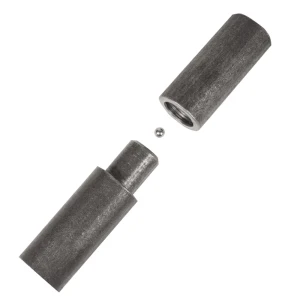 Петля гаражная с шаром 22x120 мм цвет черный