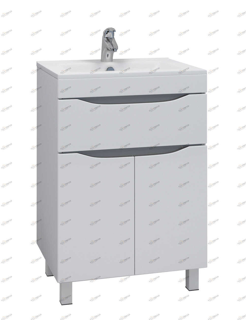 Тумба Minor 1-600 (VGA)600⨉460⨉830 мм белый Santreyd sun-id-665365