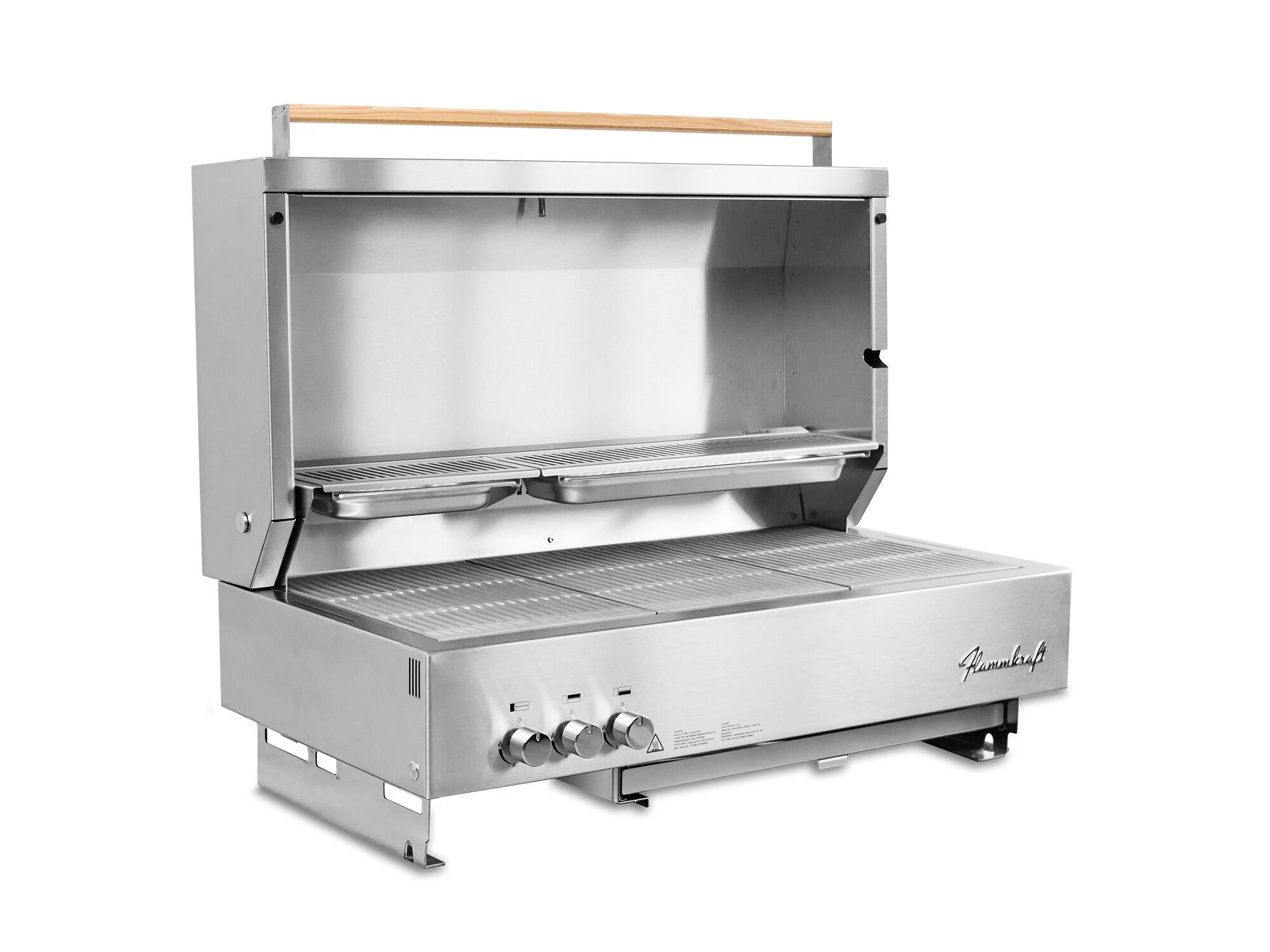 Встраиваемый газовый гриль из нержавеющей стали Flammkraft BLOCK D ARCH-00029170 - Вид №2