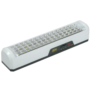 Светильник ЖКХ светодиодный аккумуляторный IEK ДБА 3928 12 Вт IP20, накладной, прямоугольник, цвет белый