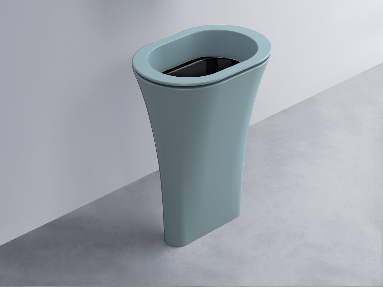 AMLA65-PL+AMPILO-N+AMCOLO-PL Раковина Amedeo Ovale отдельностоящая cielo Enjoy + Amedeo Ceramica Cielo