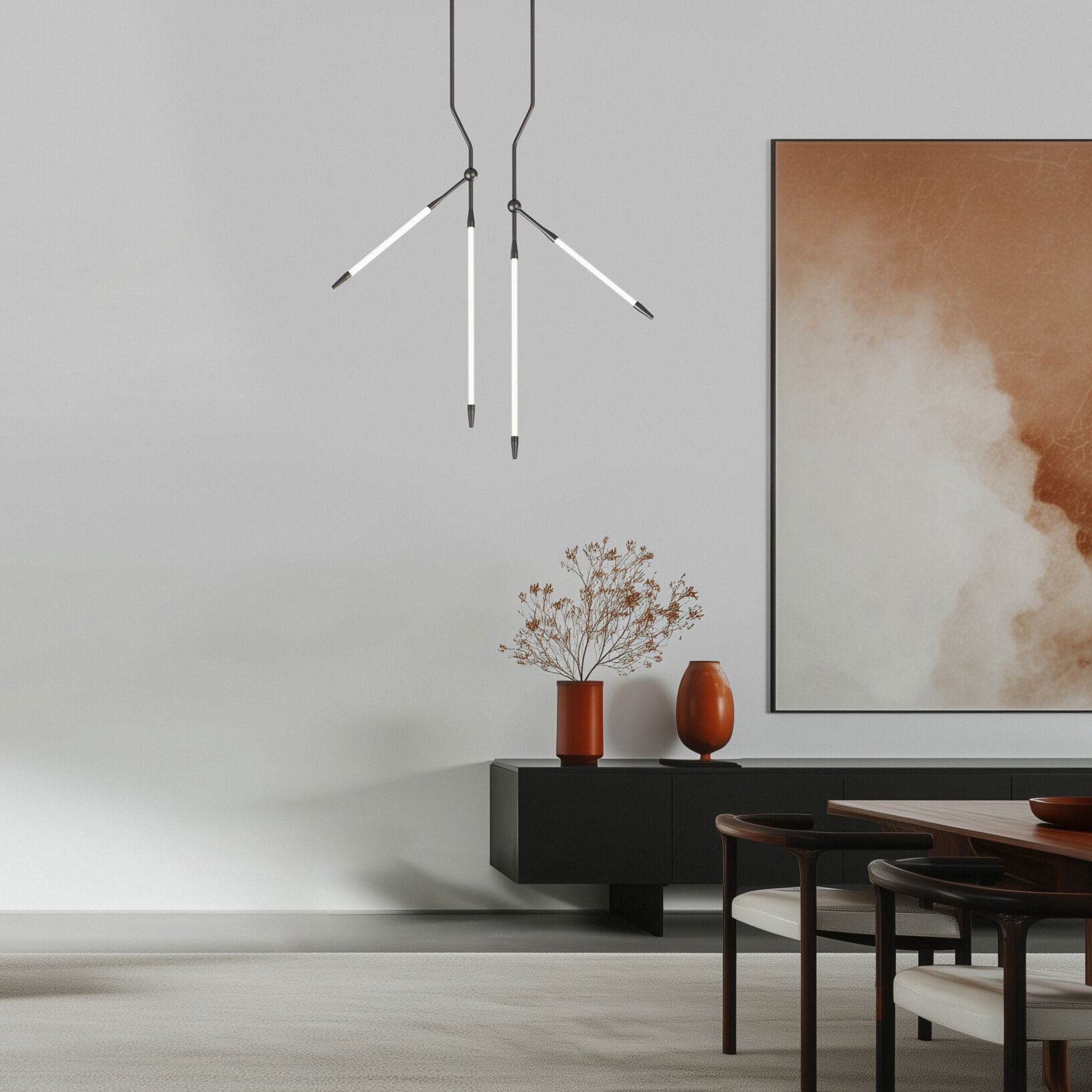 Стальной светодиодный подвесной светильник Intueri Light Javelin ARCH-00071333 - Вид №5