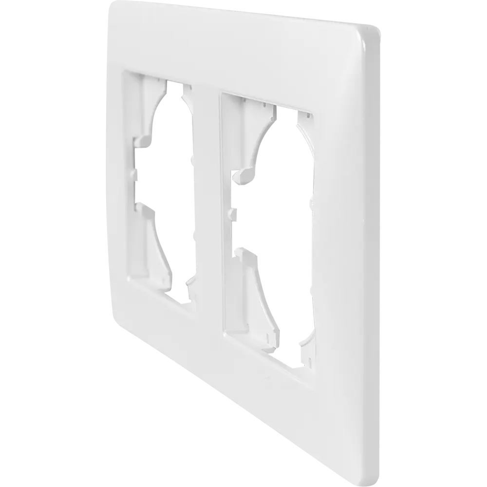 Рамка для розеток и выключателей Gusi Electric Ugra С1120-028 2 поста цвет жемчуг STLM-2195088 - Вид №2