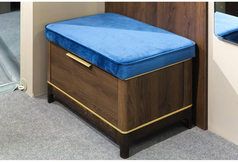 2456 Пуф с ящиком Модерн Звездная ночь R-HOME 40092853H_GZN - Вид №3