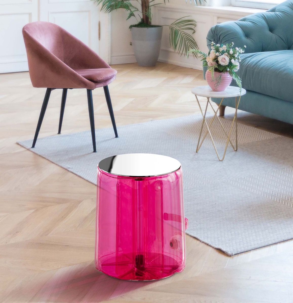 MOJOW HELLY INNOX табурет Розовый TAHECIEKO06RC 