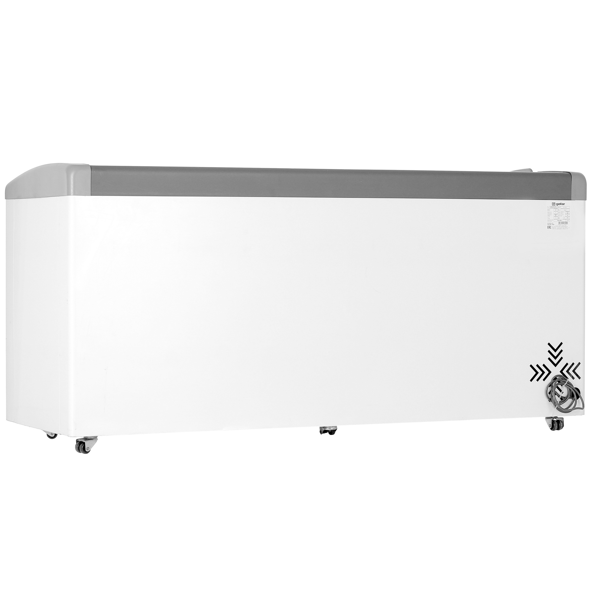 1229617 Морозильный ларь Frostor Gellar FG 775 E белый, серый STDN-0113066 - Вид №3