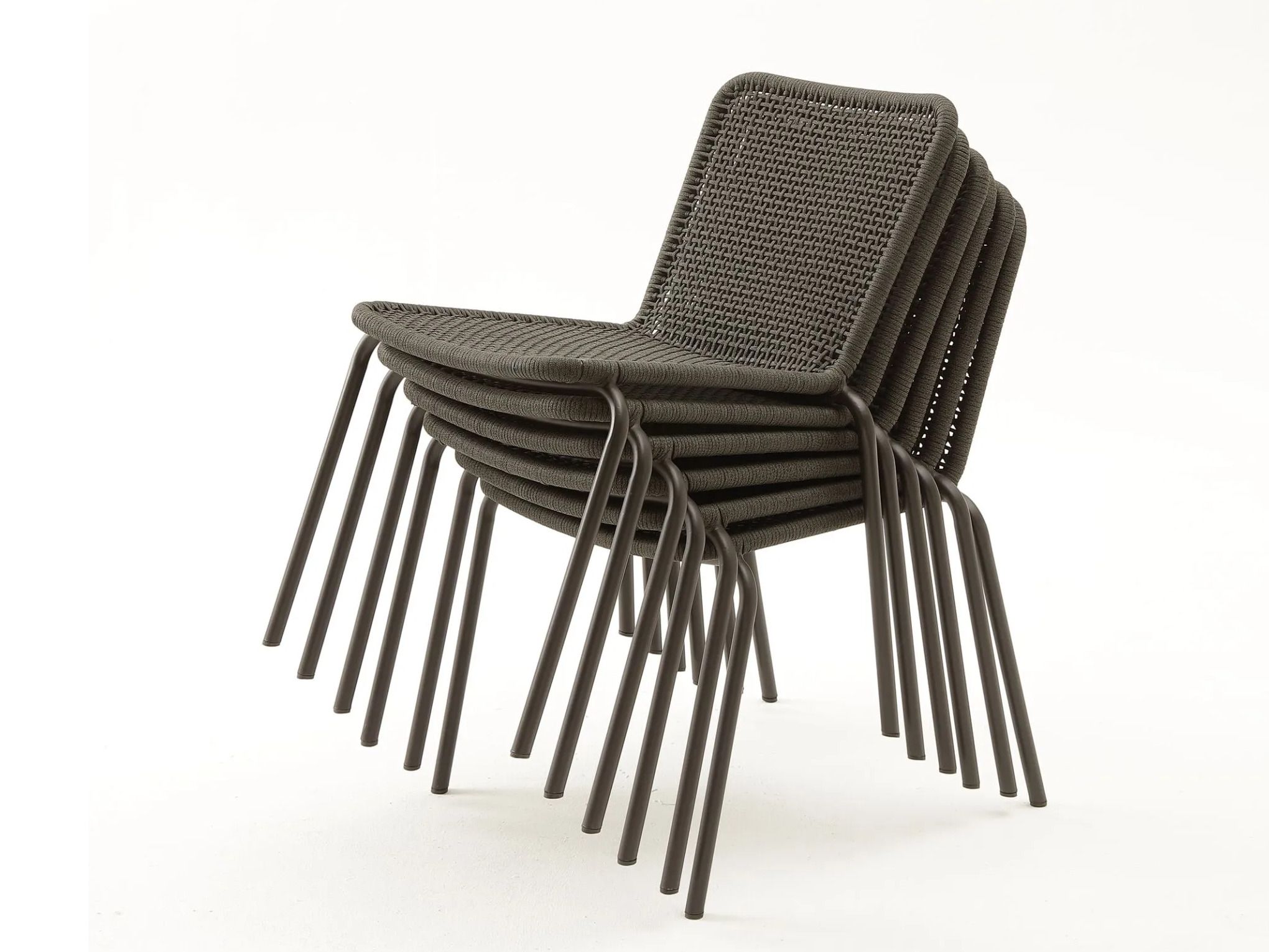 Плетеный алюминиевый сад штабелируемый стул Nodo Italia Via ARCH-00130689 - Вид №4