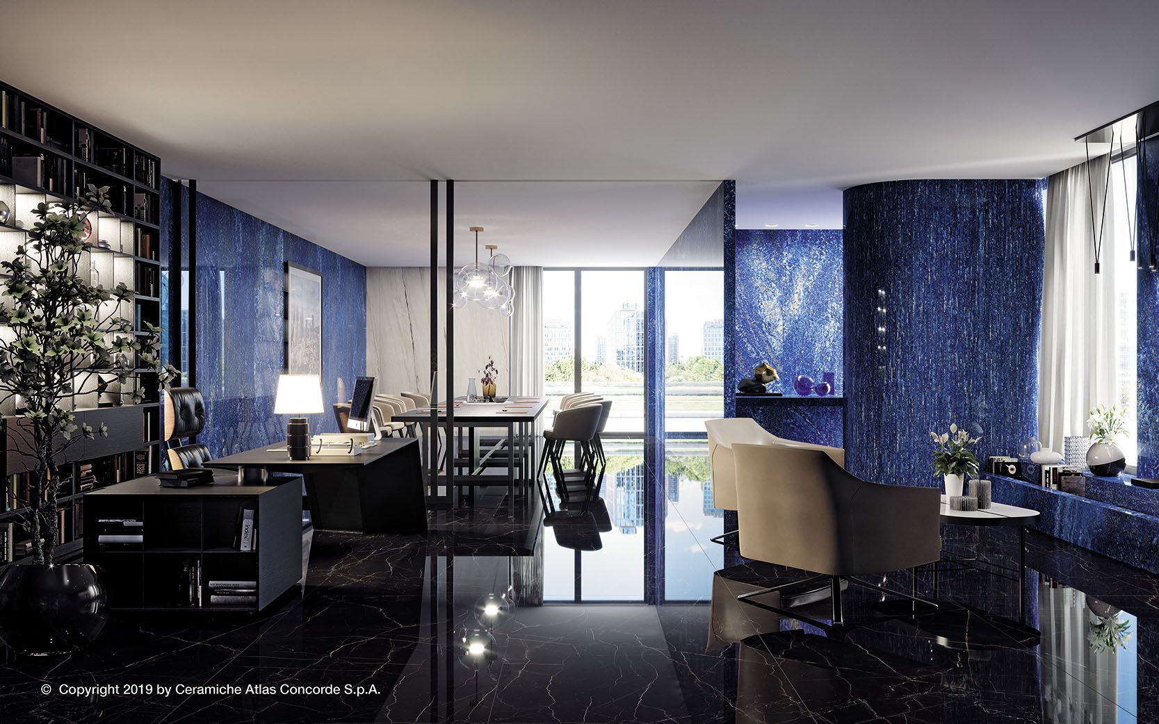 Пол из керамогранита с мраморным эффектом Atlas Concorde Marvel Dream ARCH-00135482 - Вид №27