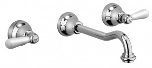 9538 Встроенная раковина на три отверстия с мм. 230 носик. Bongio La Tosca