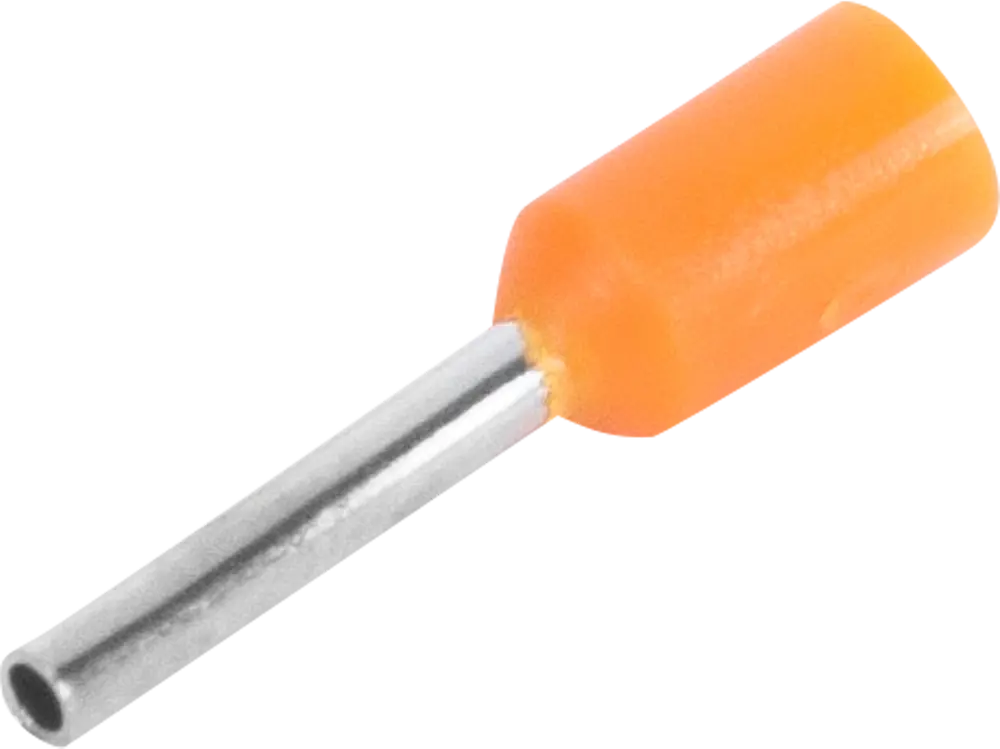 Наконечник-гильза Duwi Е0508 с изолированным фланцем для многопроволочных проводов 82362419