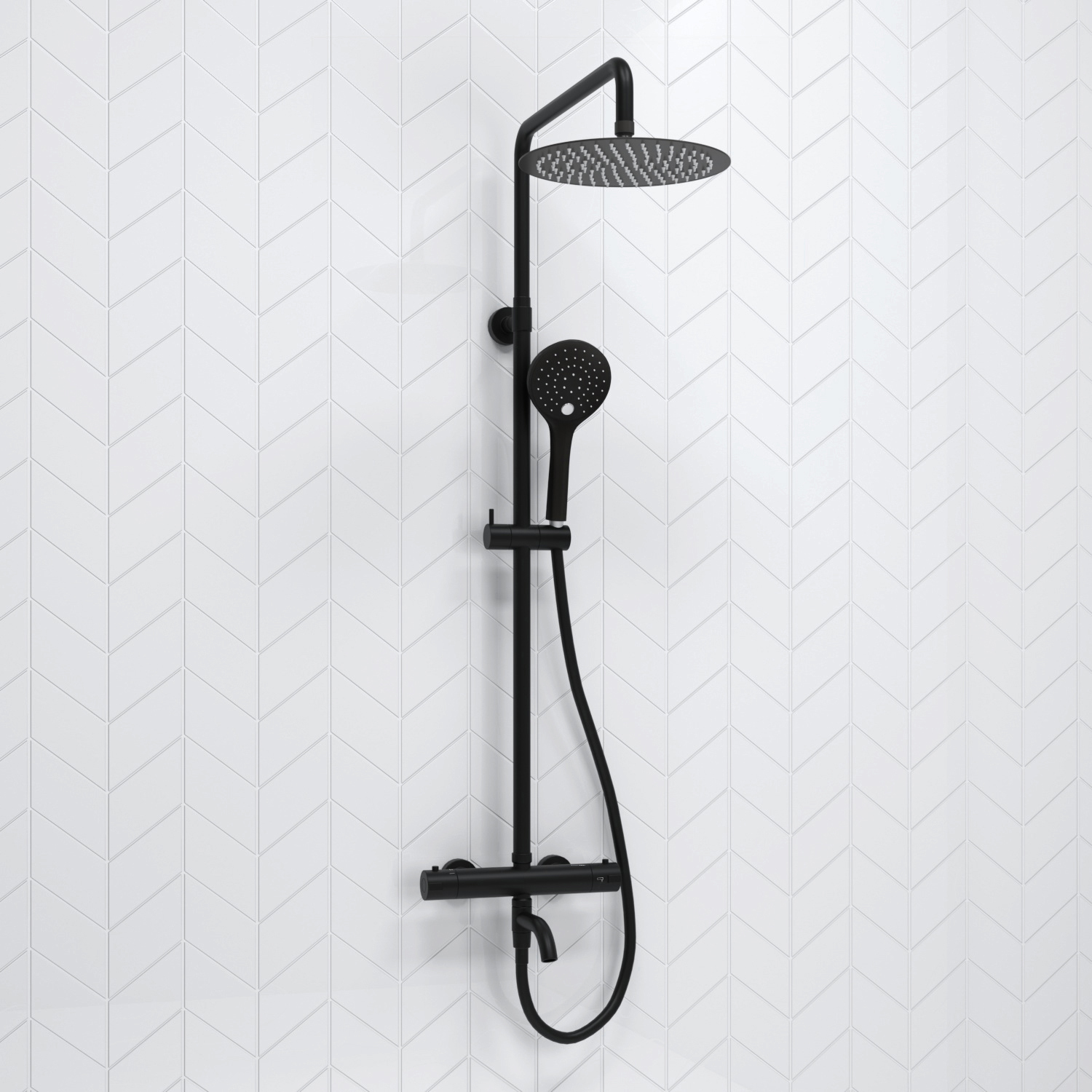 A288.258.078.BM Thermo Душевой комплект с термостатическим смесителем WasserKRAFT 