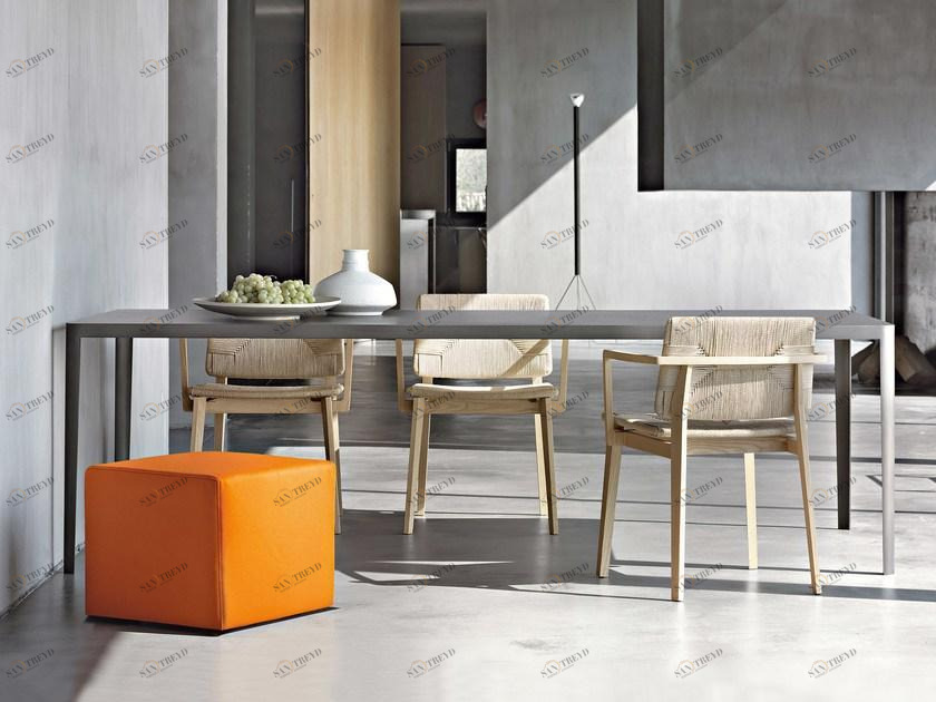 Lema Прямоугольный стол с бетонной столешницей sun-id-1458711