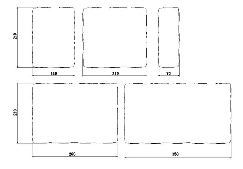 Твердый самоблокирующийся бетон Gallotta специальные ARCH-00058871 - Вид №1