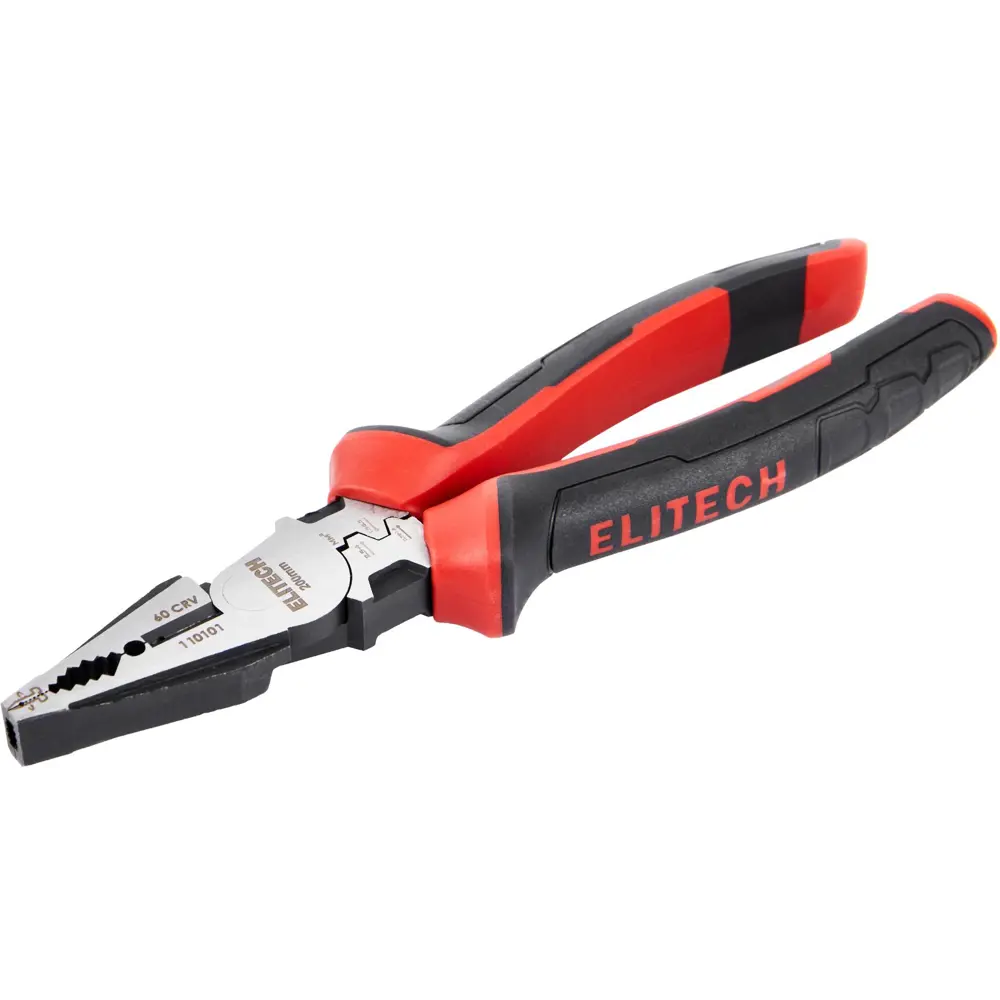 Комбинированные плоскогубцы Elitech 110101 для профессиональных работ 89407164 STLM-1570826