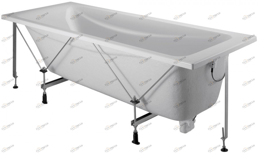 CE60571-00 Baнна 160 x 75 cм с поддерживающим профилем Jacobdelafon ODEON UP Santreyd