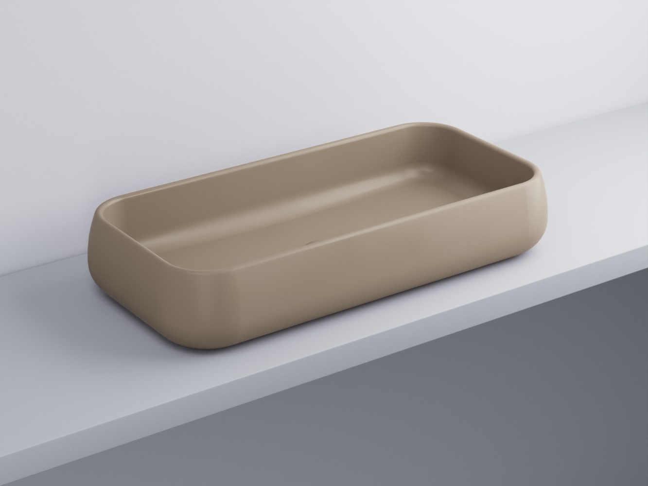 SHLAA80-AN Раковина накладная прямоугольная 80 cielo Shui Ceramica Cielo