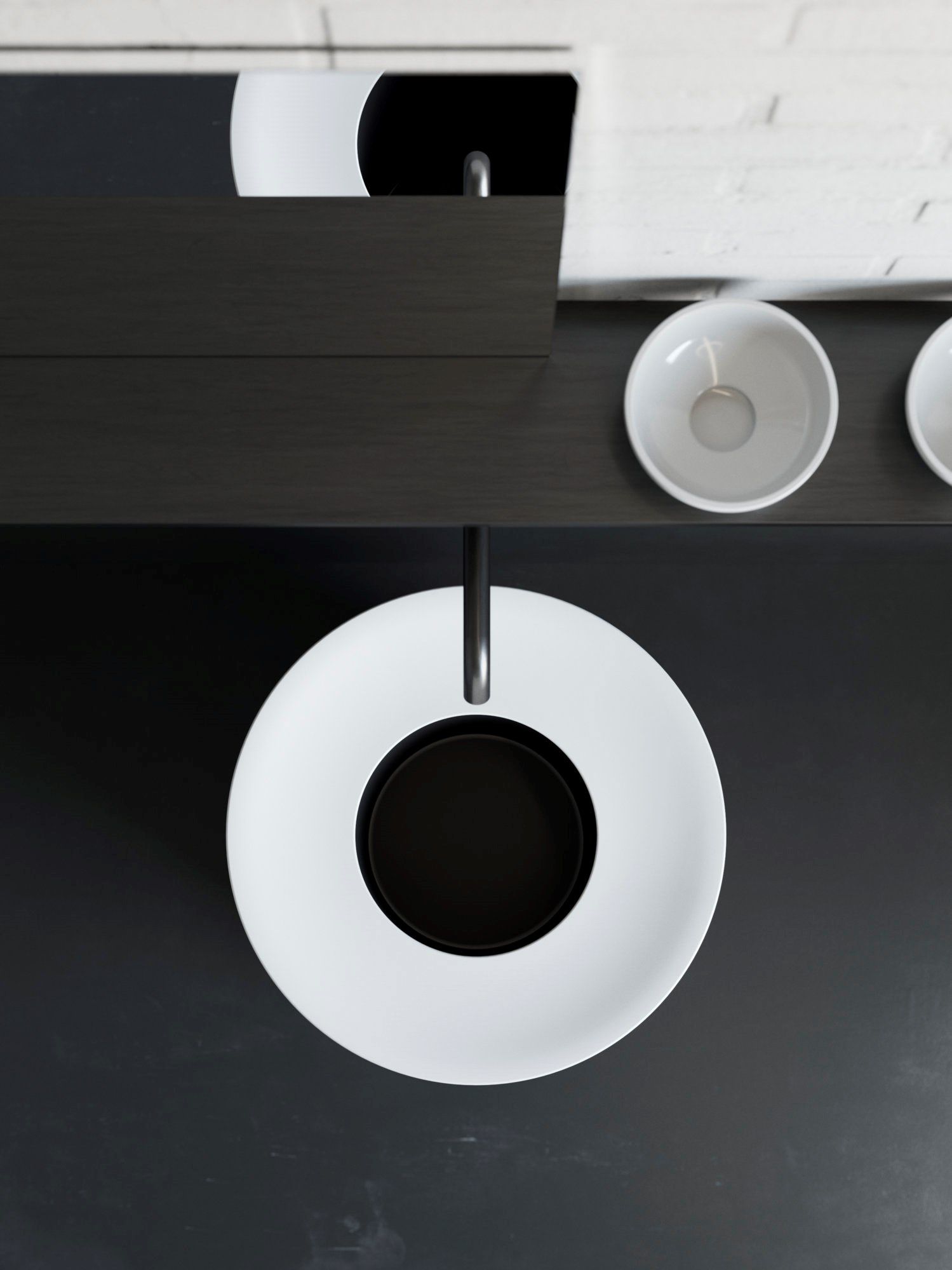 Отдельно стоящая раковина Corian® Rexa HOLE ARCH-00033465 - Вид №2