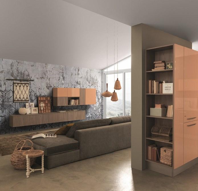 Febal Casa Кухня из лакированного ламината с полуостровом sun-id-1495725 - Вид №7