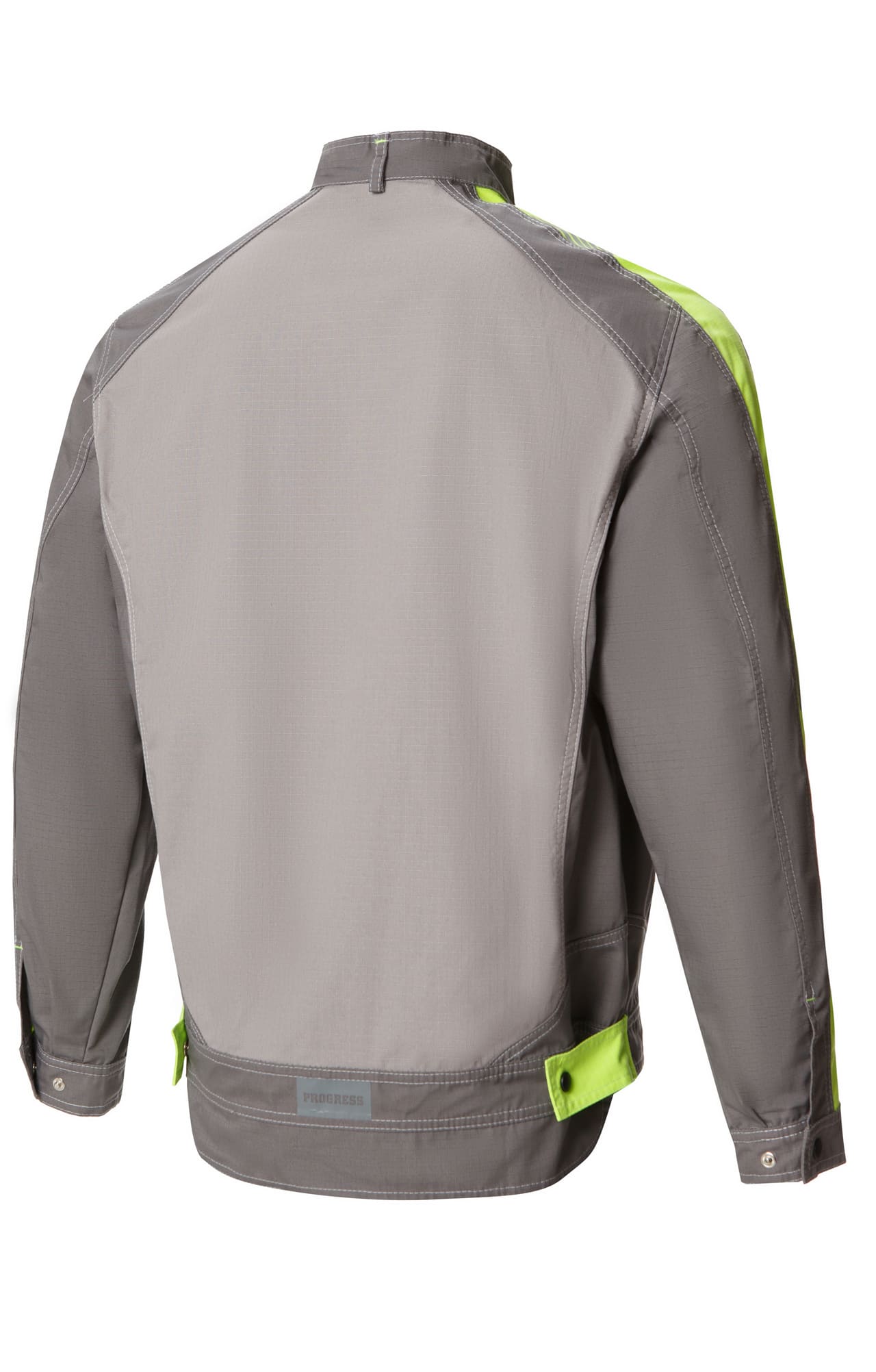 68817 Костюм "Прогресс" темно-серый светло-серый с лимонным  Летняя спецодежда  размер 52-54/170-176  - Вид №2