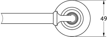 STI 113 Штанга для полотенца 60 cm 3SC STILMAR CHROME/GOLD Treesseci 3SC - Вид №1