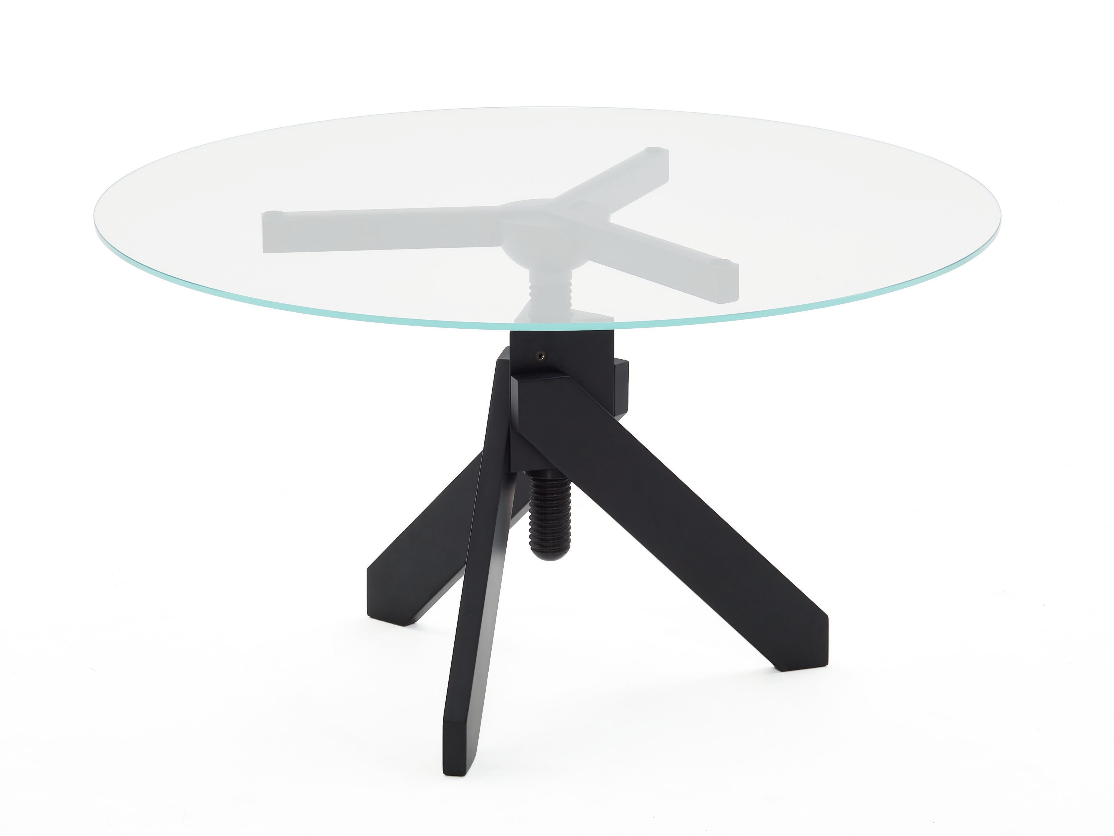 Круглый стол из дерева и стекла DE PADOVA VIDUN ARCH-00121022