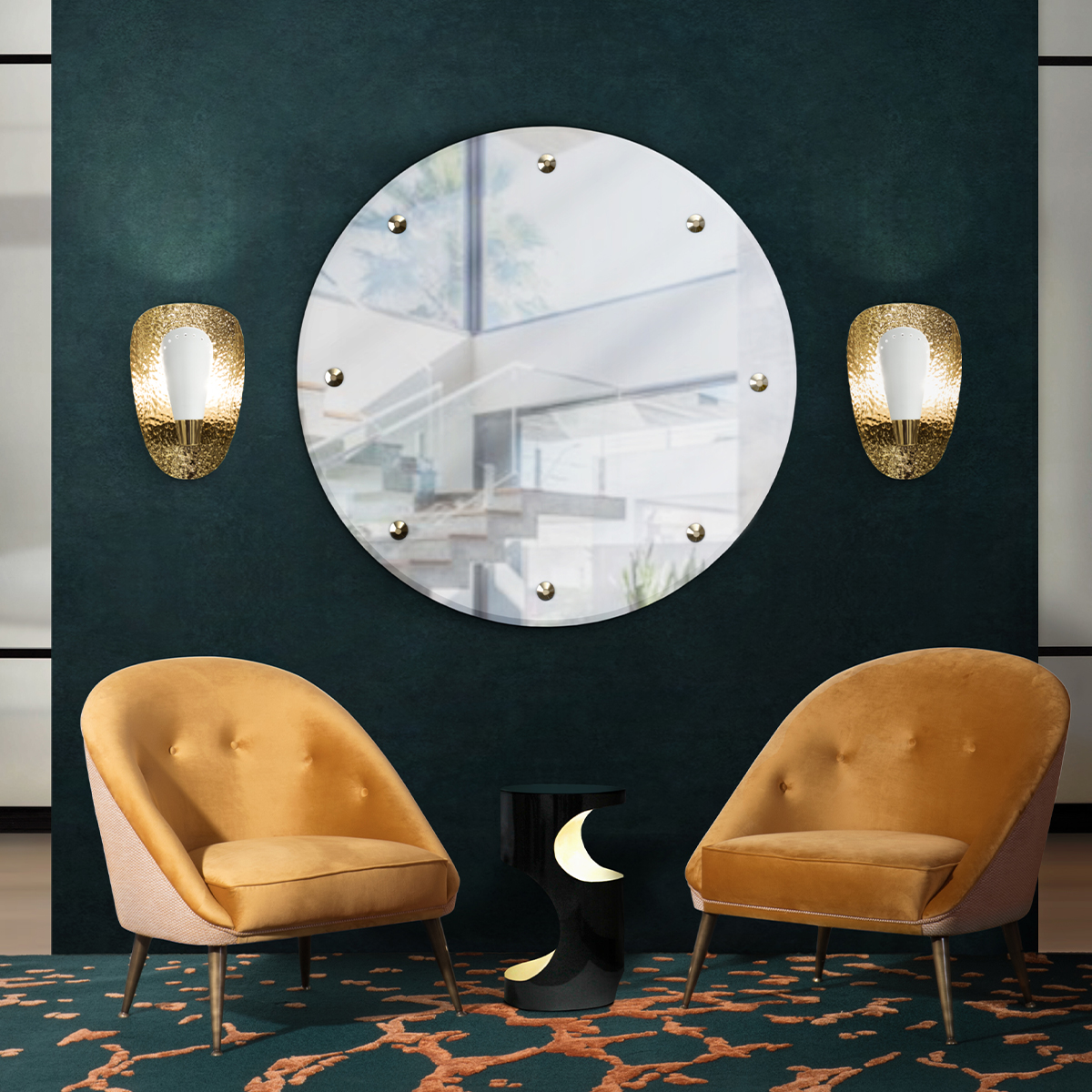 Зеркала Glimmer Covethouse MAISON VALENTINA  - Вид №1