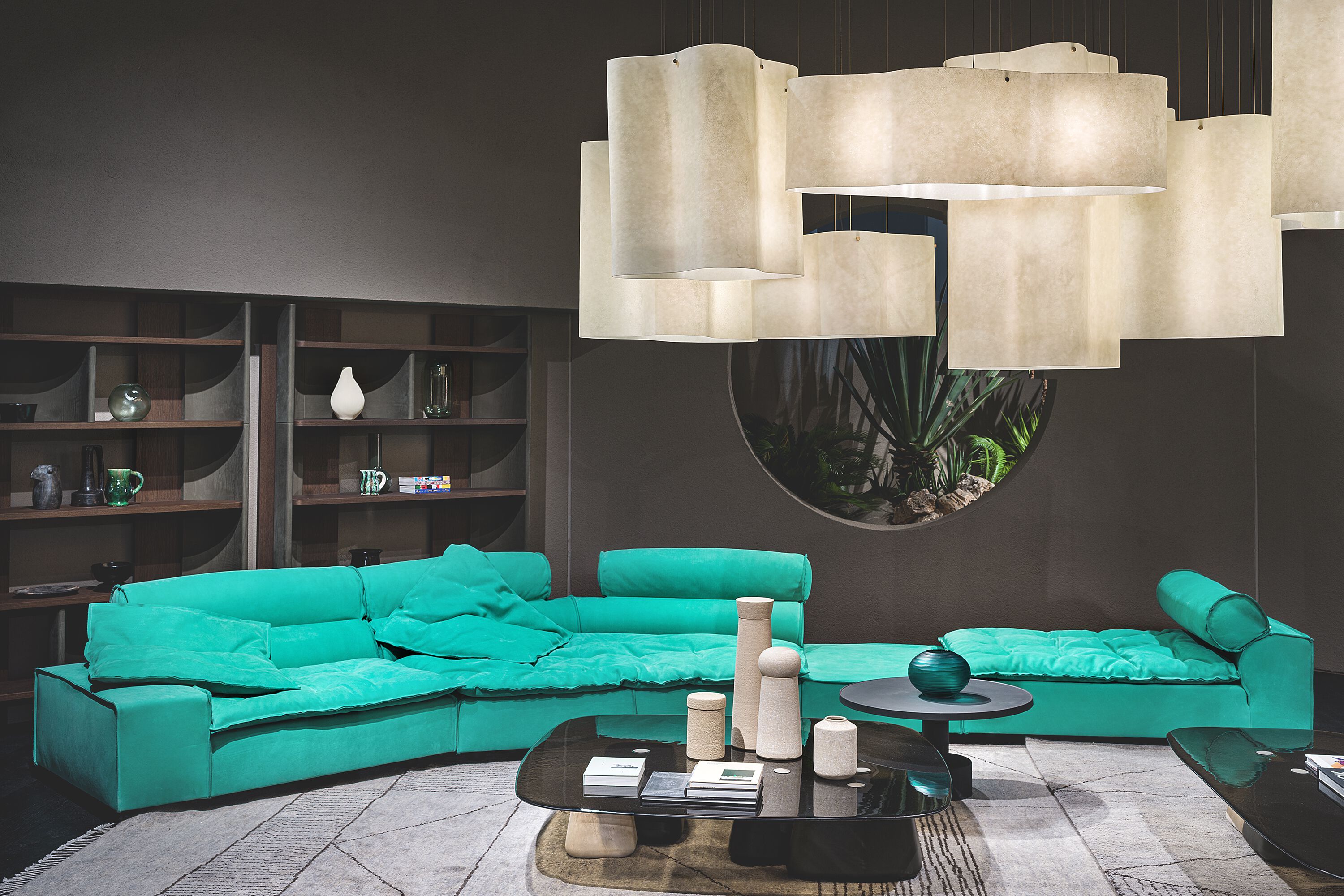 Кожаный модульный диван Baxter Miami Soft ARCH-00053774 - Вид №8