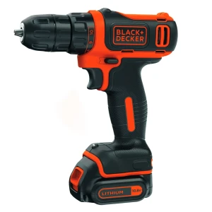 Дрель-шуруповерт аккумуляторная Black&Decker BDCDD12KBQW, 10.8 В Li-ion 2x1.5 Ач 18767105 STLM-2204963