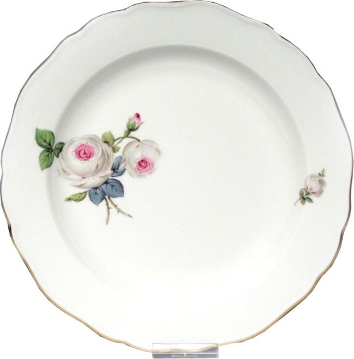 78176 Meissen Тарелка закусочная 22см "Белая роза" Фарфор 