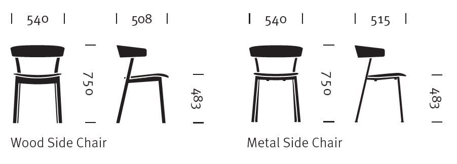 Стул со встроенной подушкой и деревянным или металлическим основанием Herman Miller Leeway ARCH-00054458 - Вид №8