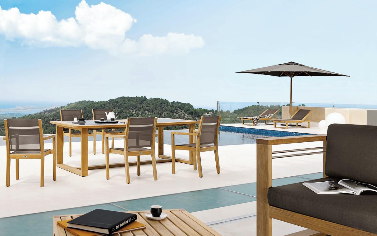 MNST1060 Стул teak 130 Manutti Siena - Вид №1