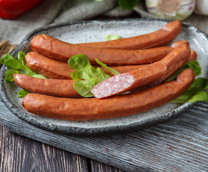 4724 Колбаски "Охотничьи" для жарки Вкусляндия  - Вид №1