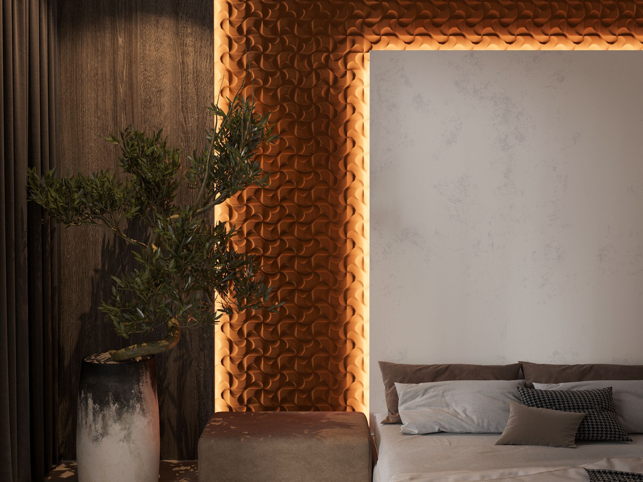 Трехмерное гипсовое покрытие WallDeco M-Modern ARCH-00003252