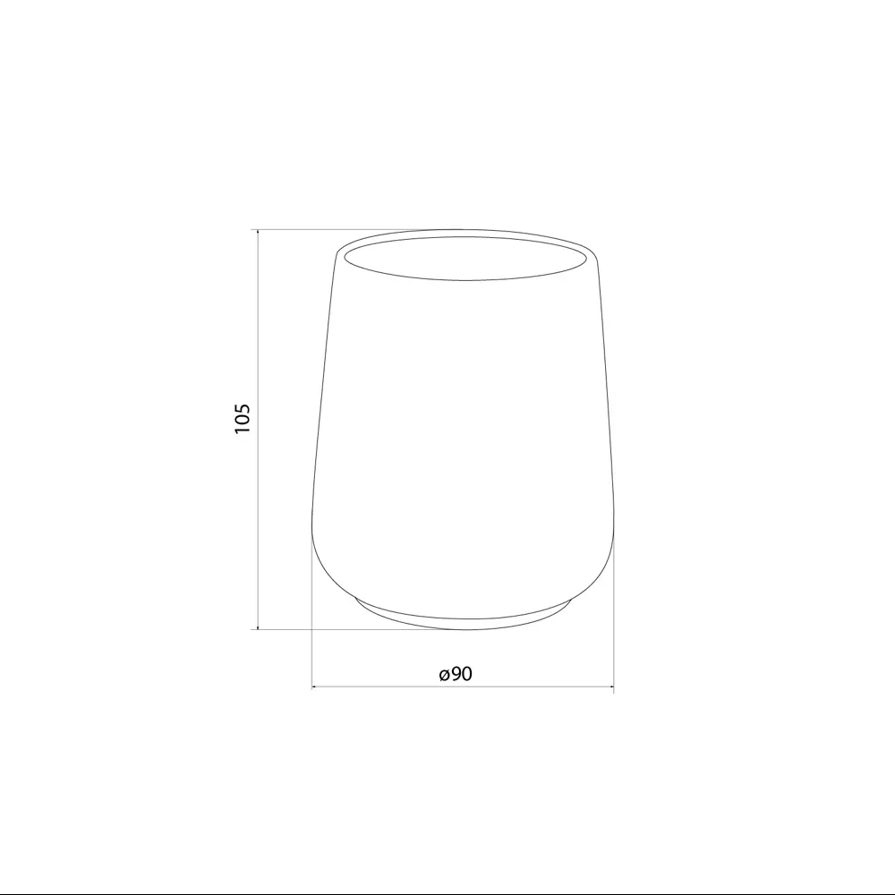 89380309 Стакан для зубных щёток Iddis Rich White LMRWC00i45 керамика цвет белый STLM-1566964 - Вид №3