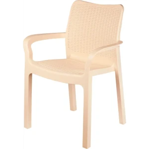 Стул Inreen Rattan 50.6х58х83.3 см пластик бежевый 84347955 STLM-2187209