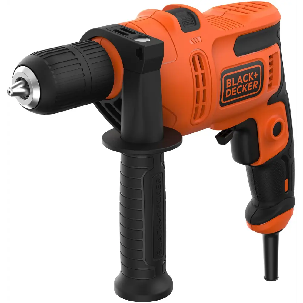 Дрель сетевая ударная Black + Decker BEH710-QS, 710 Вт 81981635 STLM-2080277 