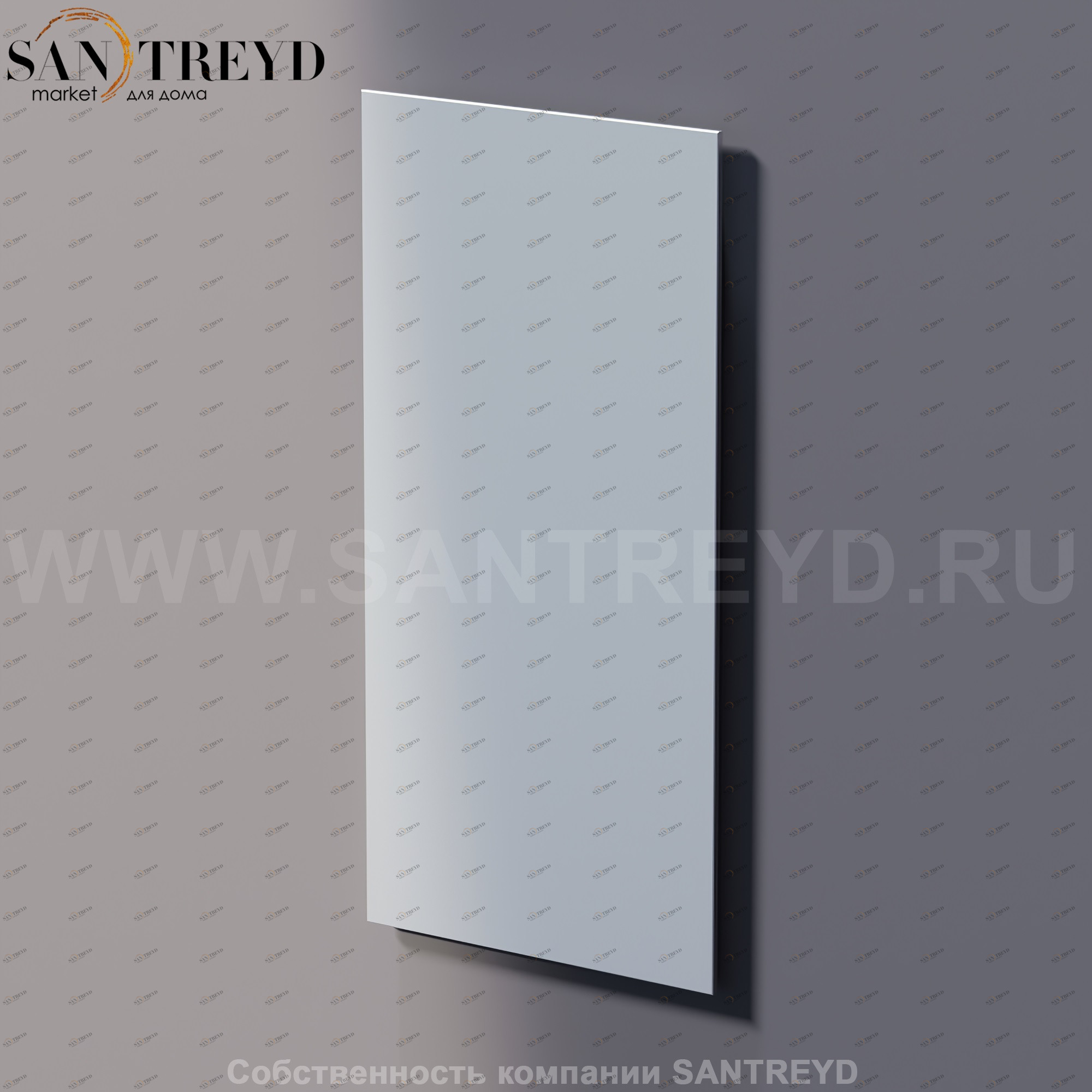 Agape NUDO Прямоугольное вертикальное зеркало: длина 40 см, высота 80 см ASPE0840V