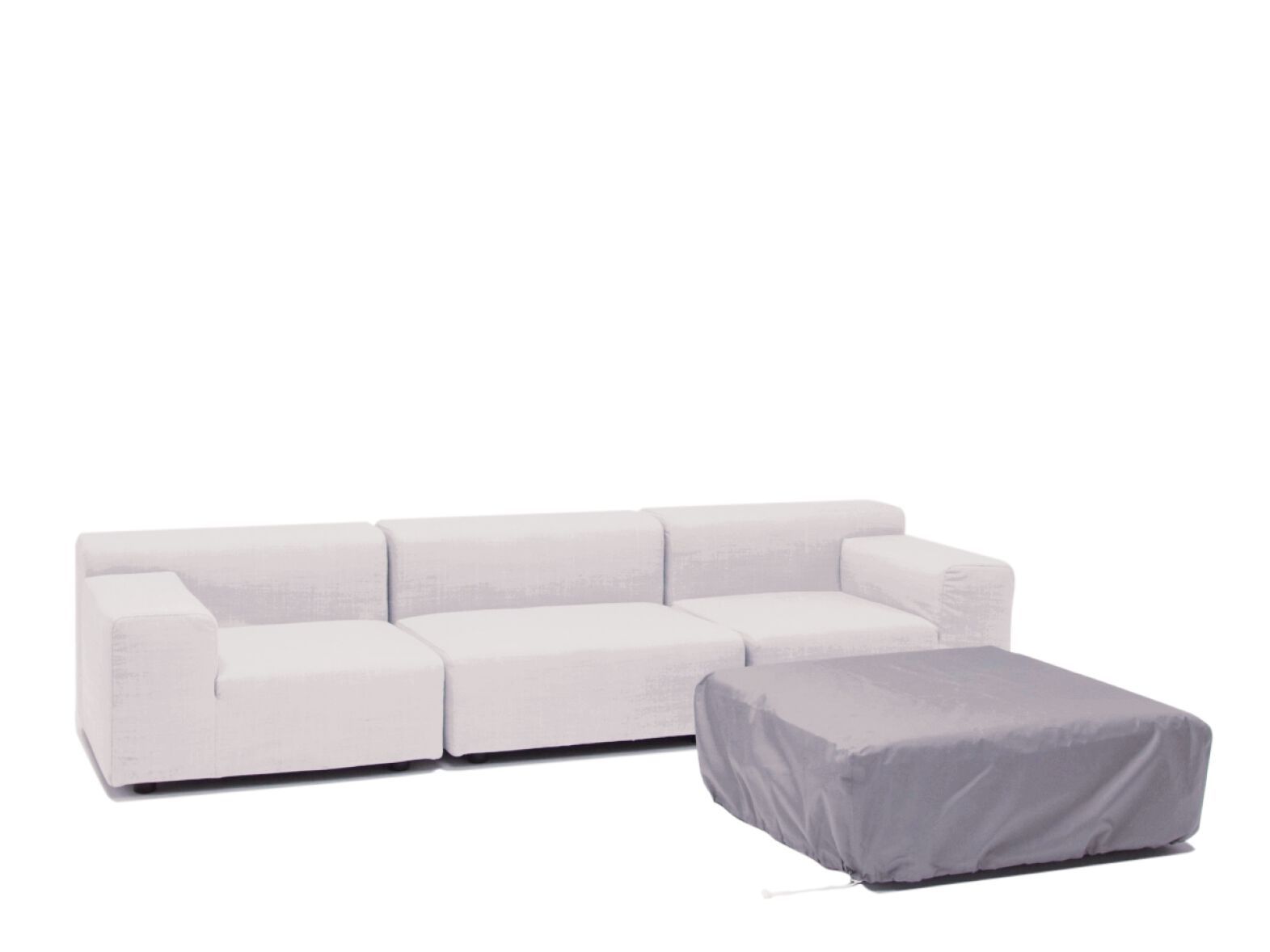 Ткань квадратный съемный сад пуфик Kartell Plastics ARCH-00131078 - Вид №11