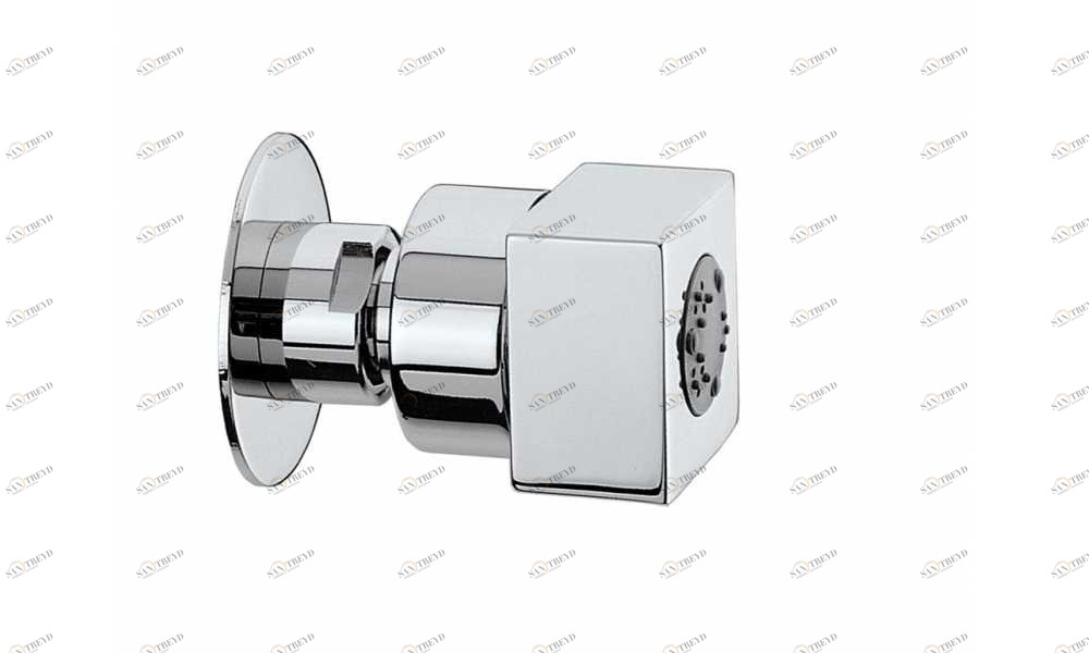 I00141 Потолочный & настенный душ Cubic-Mas 34 x 34 mm BOSSINI 