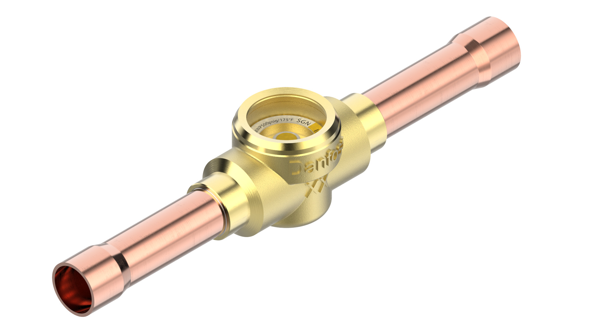 Danfoss SGN — Смотровые стекла с индикатором влажности SGN 16S Смотровое стекло 014-0184  - Вид №10