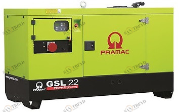 Дизельный генератор Pramac GSL22D в кожухе с АВР sun-id-1033699